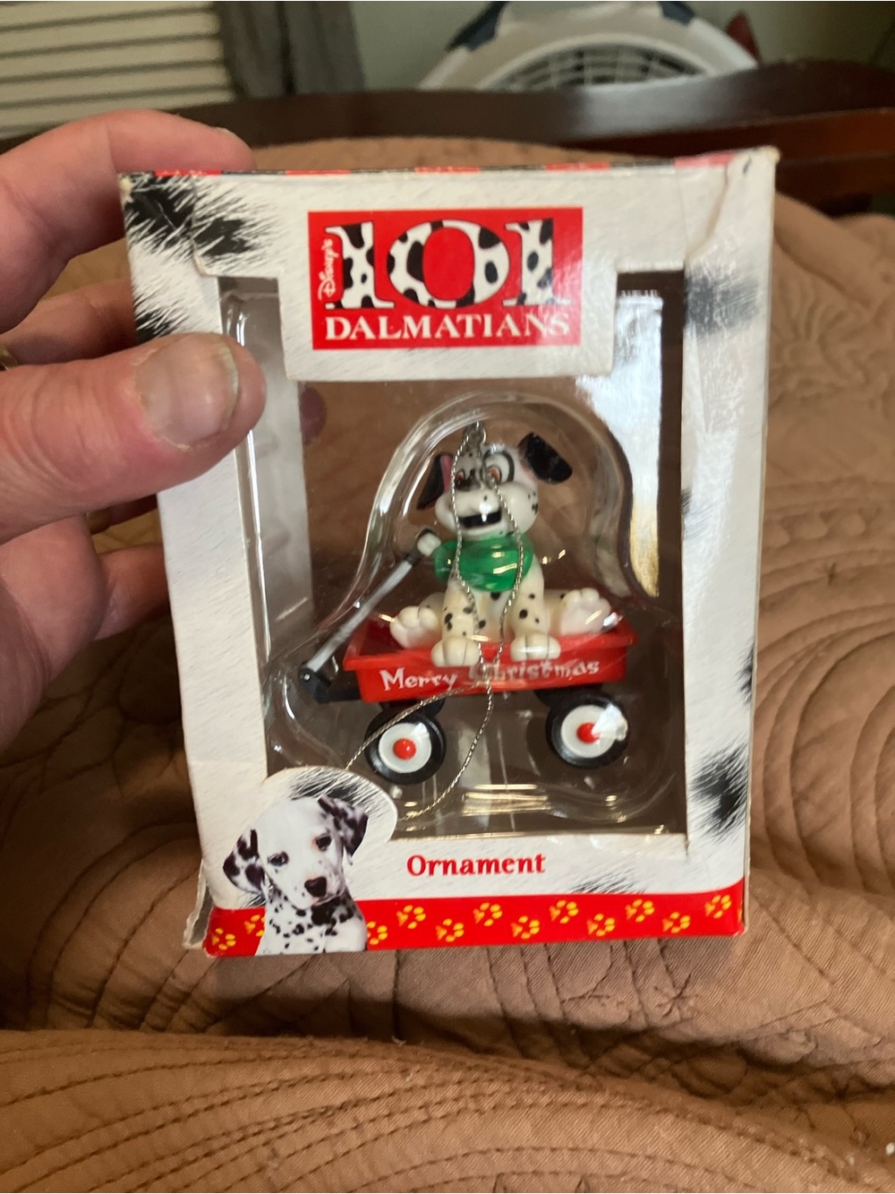 Vintage Disney 101 Dalmations Christmas Tree Ornament
